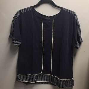 J. Crew blouse. Navy blue